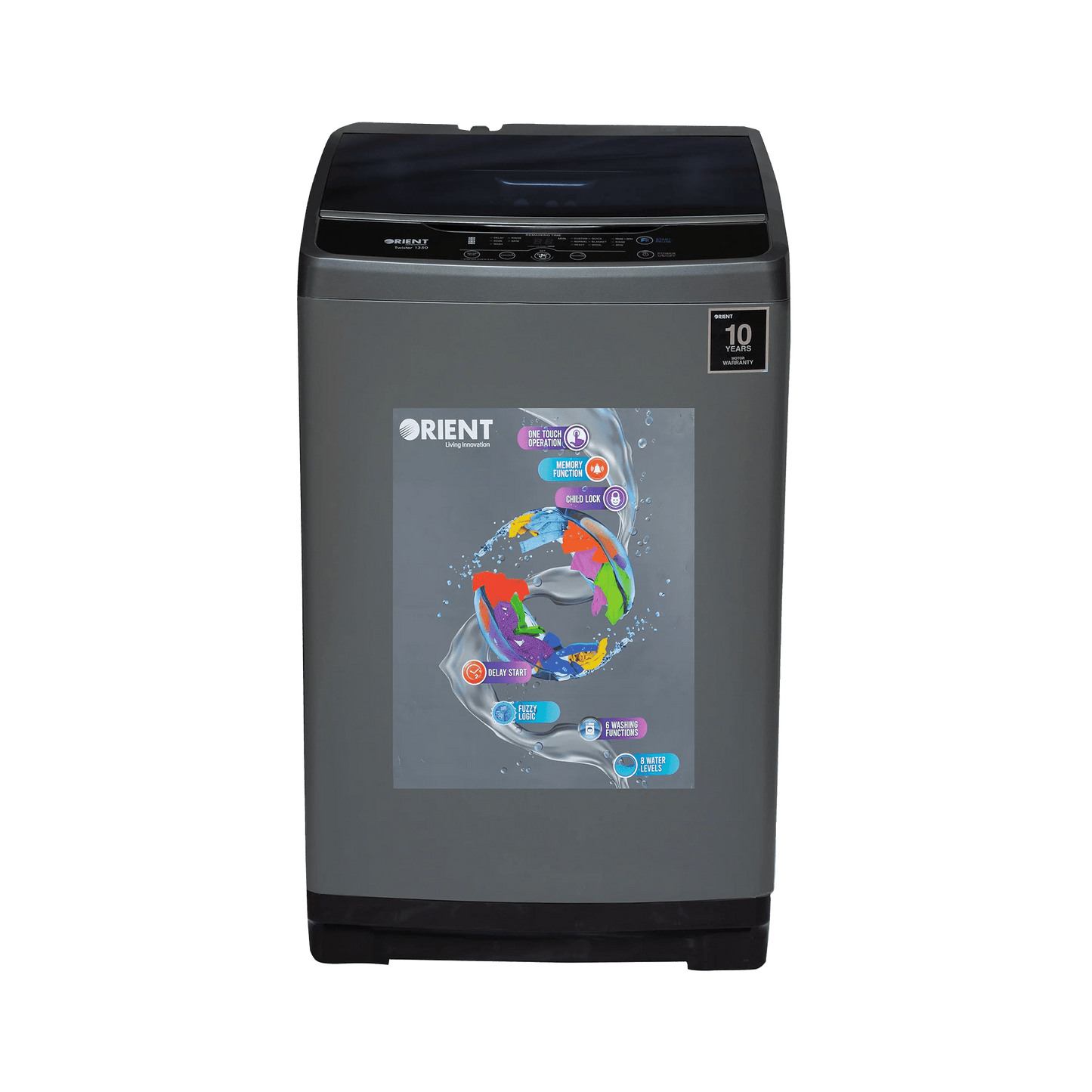Orient 10 kg Twin Tub Washing Machine Model 1150 Twister - Friends Corporation