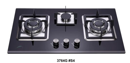 Signature 3-Burner Built-In Glass Cooktop Model 3764G-LPG