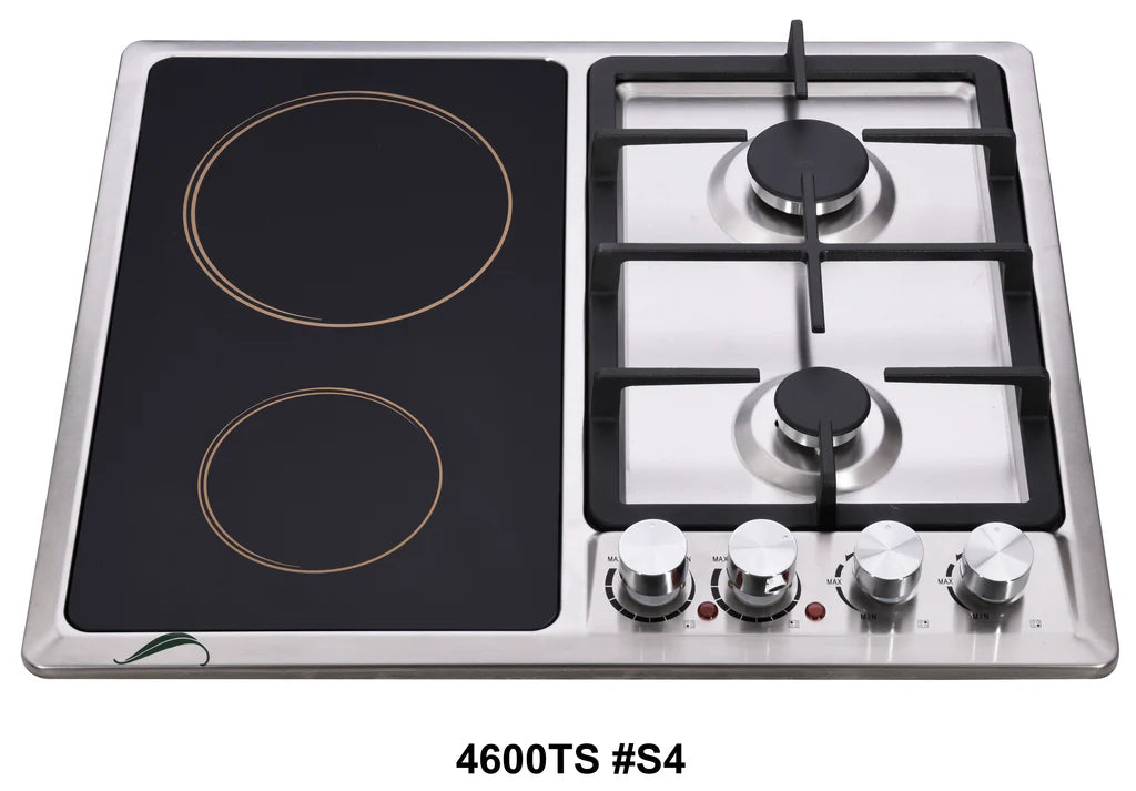 SIGNATURE 60CM HYBRID HOB GAS + ELECTRIC COOKTOP Model 4600TS