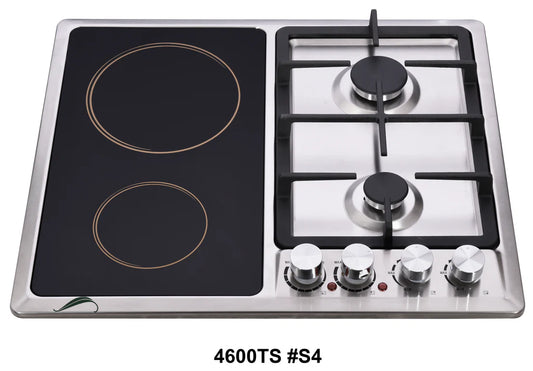 SIGNATURE 60CM HYBRID HOB GAS + ELECTRIC COOKTOP Model 4600TS