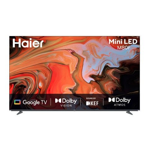 Haier Mini QLED Google TV Model H55M80FUX - Friends Corporation