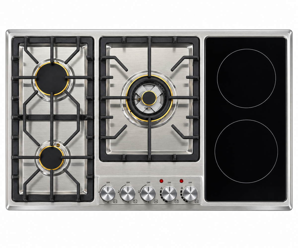 SIGNATURE KITCHEN HOB 5 BURNER LPG Model 5907TSBF