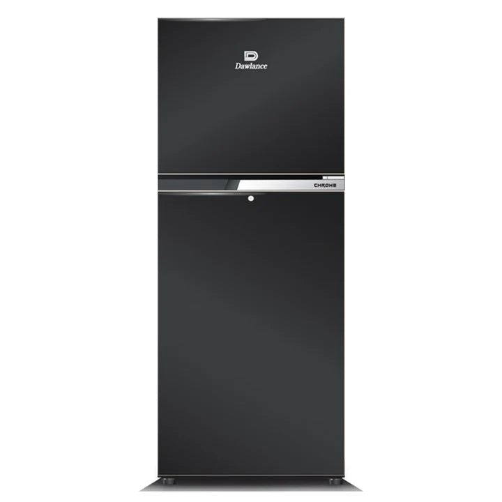 Dawlance Refrigerator Model 9140WB Chrome Hairline Black