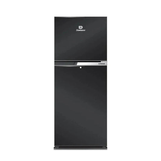Dawlance Refrigerator Model 9160LF Chrome Hairline Black
