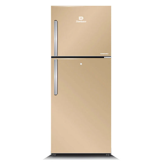Dawlance Refrigerator Model 9191WB Chrome+ Hairline Golden
