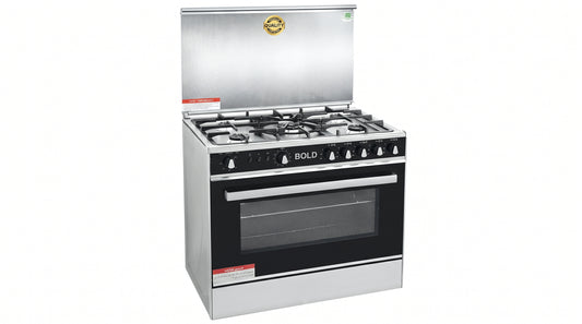 BOLD COOKING RANGE 5 BURNER 90CM Model 905TGT