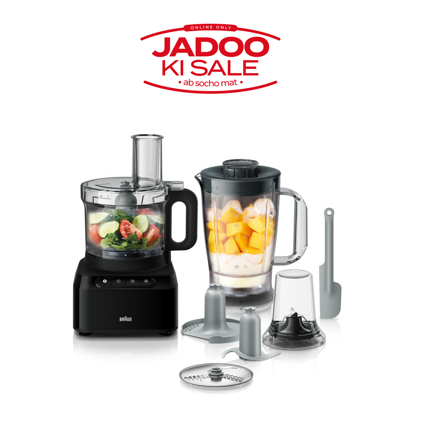Braun PureEase Food Processor 3132FP