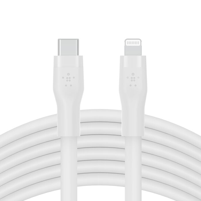 BELKIN BOOST CHARGE Flex USB-C to Lightning Cable Model CAA009BT3MWH