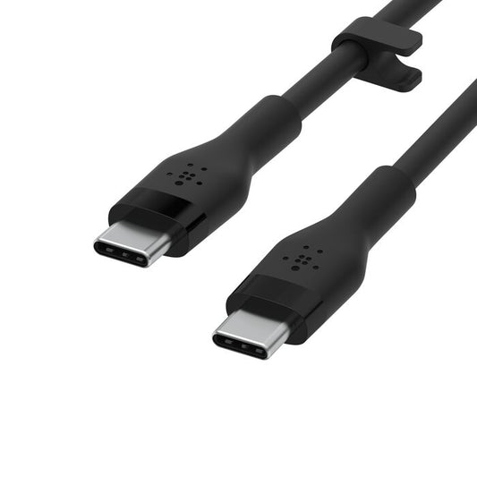 Belkin 1M USB-C to USB-C Silicone Charging Cable Model CAB009BT1MBK