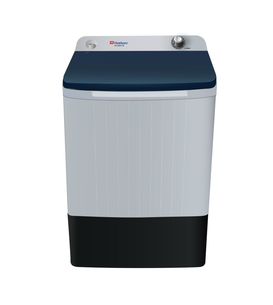 Dawlance DS 6080 CB spinner dryer with blue transparent lid