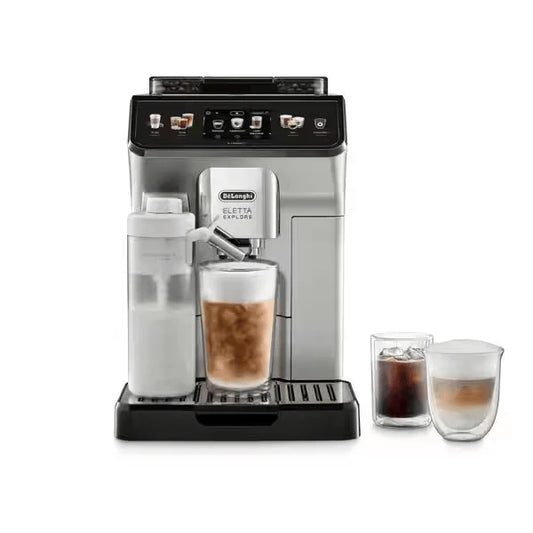 Delonghi Eletta Explore Fully Automatic Coffee Machine with Touch Display Model ECAM450.65.S