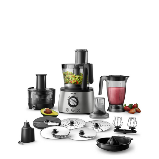 Philips Advance Collection Multifunction Food Processor 1300W Black HR7778