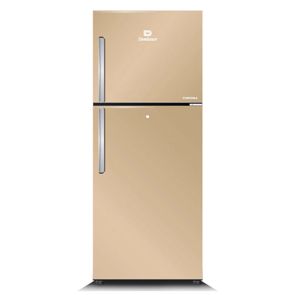 Dawlance 328‑L E‑Chrome Metallic Double‑Door Refrigerator Model 9173 WB E‑Chrome - Friends Corporation