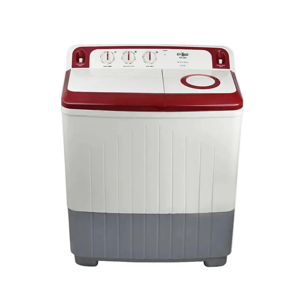Super Asia 10 KG Twin Tub Washing Machine SA-280 Crystal