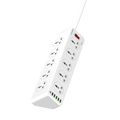 LDNIO 10-Outlet Power Strip with 6 USB Charging Ports Model SC10610
