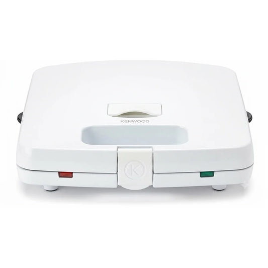 Kenwood SM740 4-slice sandwich maker closed, white