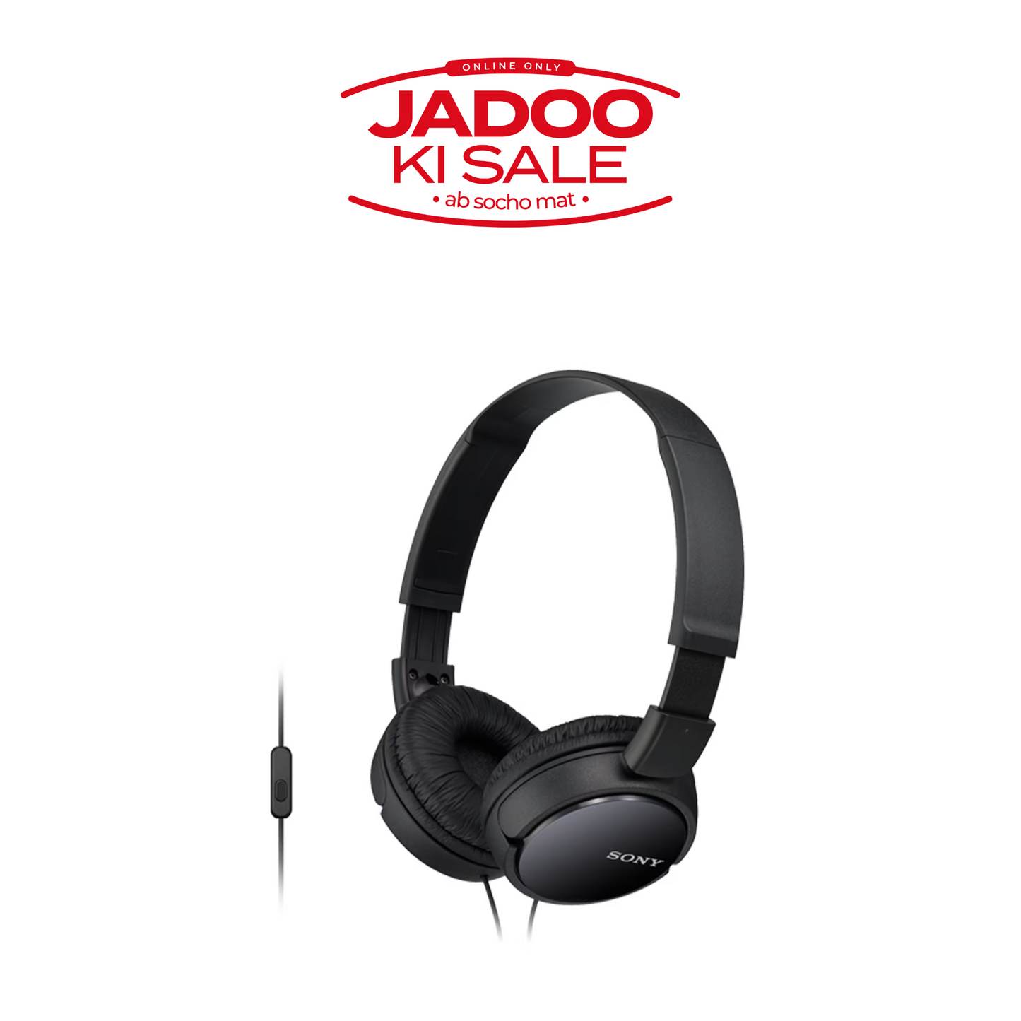 Sony Wired On-Ear Headphones Model MDR-ZX110