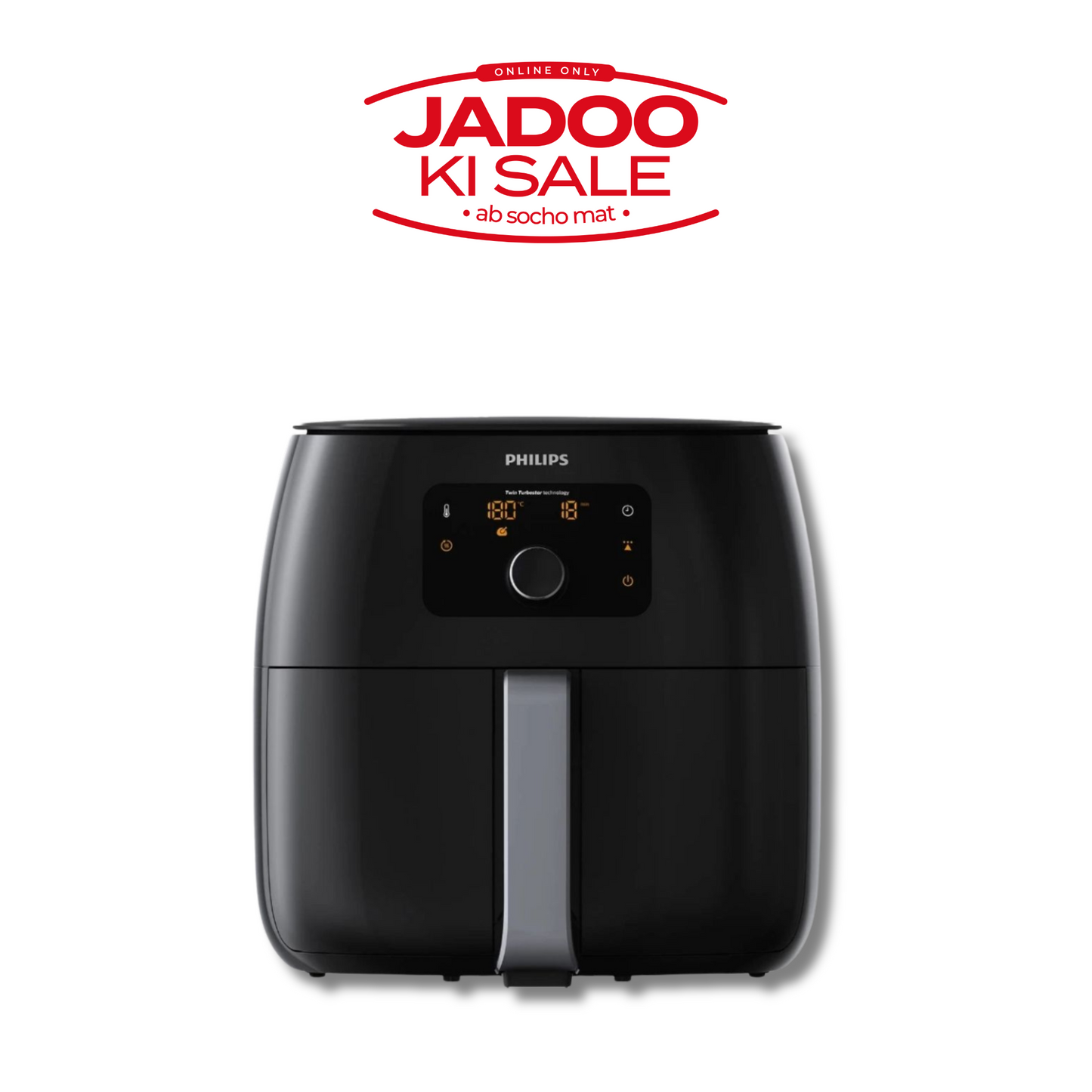 Philips Premium Airfryer XXL with Fat Removal Technology Model HD9650/96