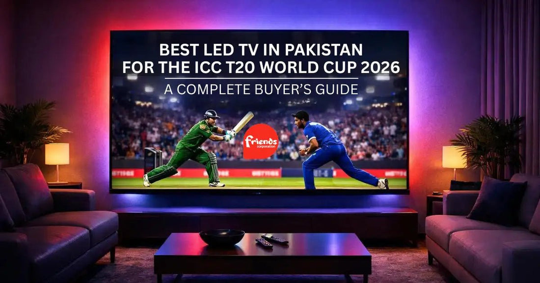Best LED TV in Pakistan for the ICC T20 World Cup 2026: A Complete Buyer’s Guide - Friends Corporation