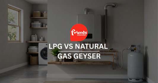 LPG vs Natural Gas Geyser: What to Buy When Gas Pressure Drops