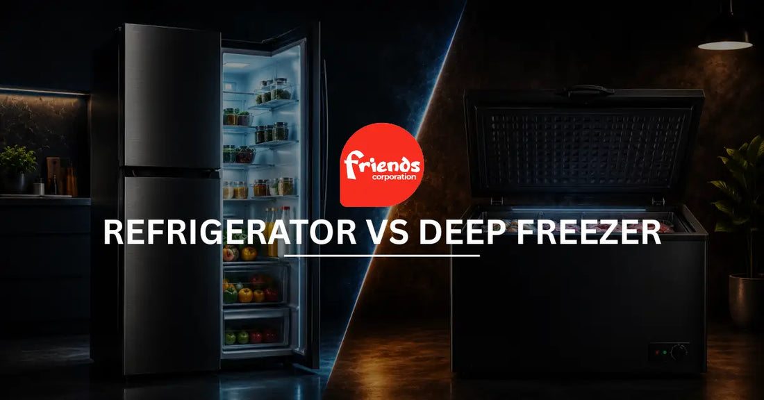 Refrigerator vs Deep Freezer
