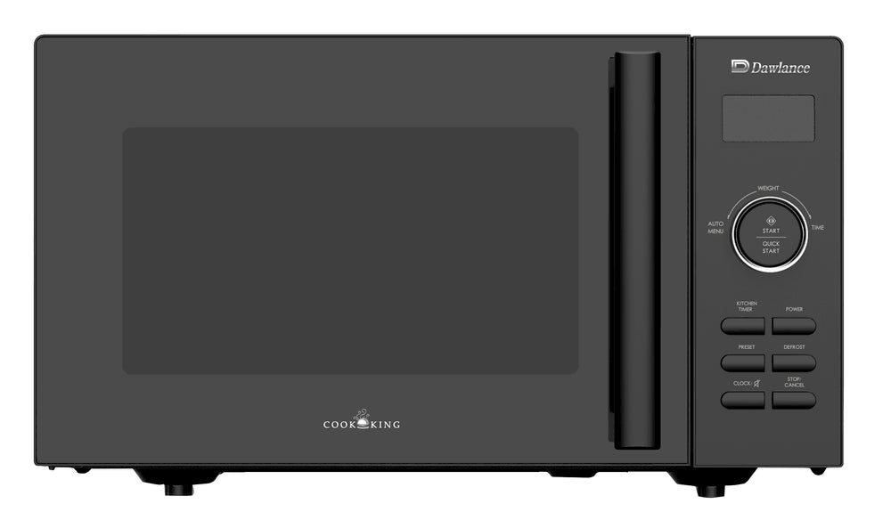 Dawlance DW-330DS 30 liter black solo microwave oven front view