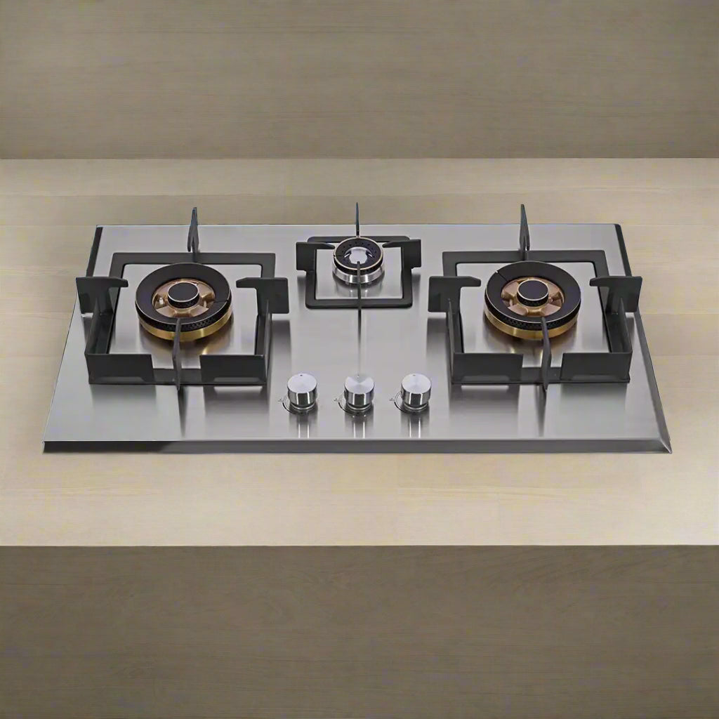 Signature SS HOB with Brass Burners and Auto Ignition 3760BS