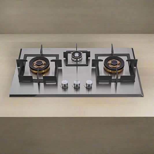 Signature SS HOB with Brass Burners and Auto Ignition 3760BS