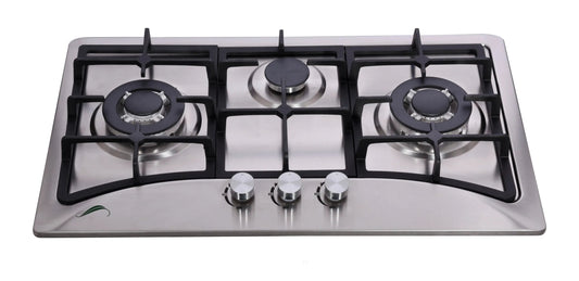 Signature Hob 3763S #S4 – 90 cm Tempered-Glass Gas Hob