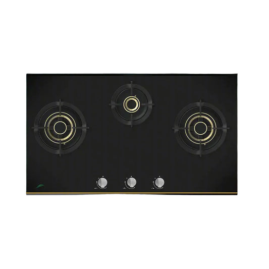 Signature Glass HOB with Brass Burners and Auto Safety Valve 3768BG
