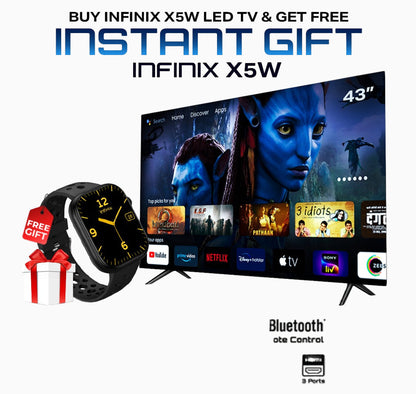 Infinix 43″ FHD Smart TV Model 43X5W