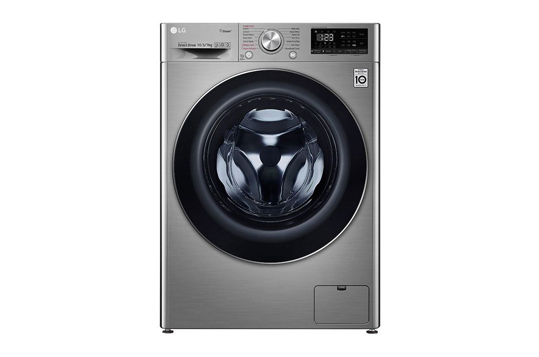 LG 10.5kg/7kg Front Load Washer Dryer Combo F4V5RGP2T