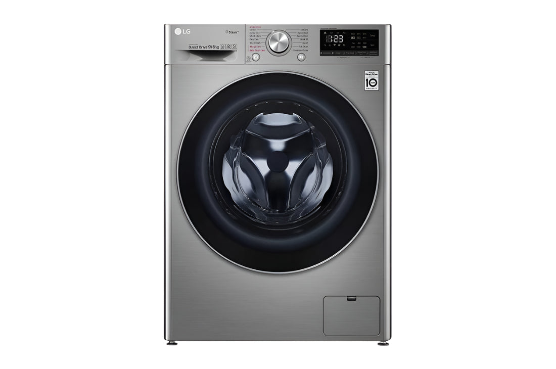 LG 9kg/6kg Front Load Washer Dryer Combo F4V5VGP2T