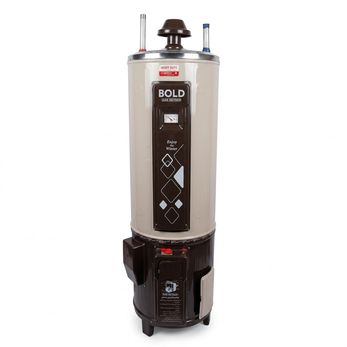 BOLD 55-GALLON WATER HEATER MODEL 55GTWIN-HD-AI