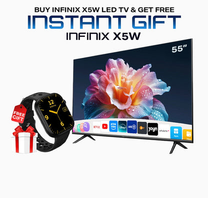 Infinix 55 Inch 4K QLED Smart TV Model 55X5W
