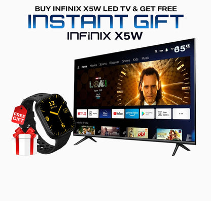 Infinix 65 Inch QLED 4K Smart TV Model 65X5W
