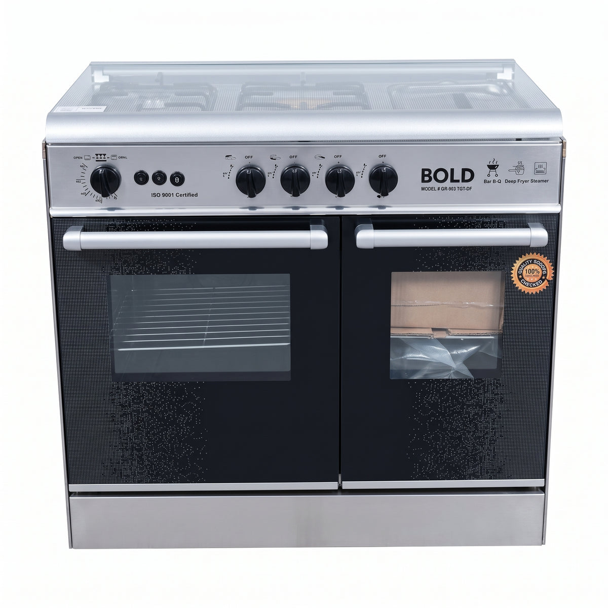 BOLD COOKING RANGE 5 BURNER 90CM Model 903TGT-DF