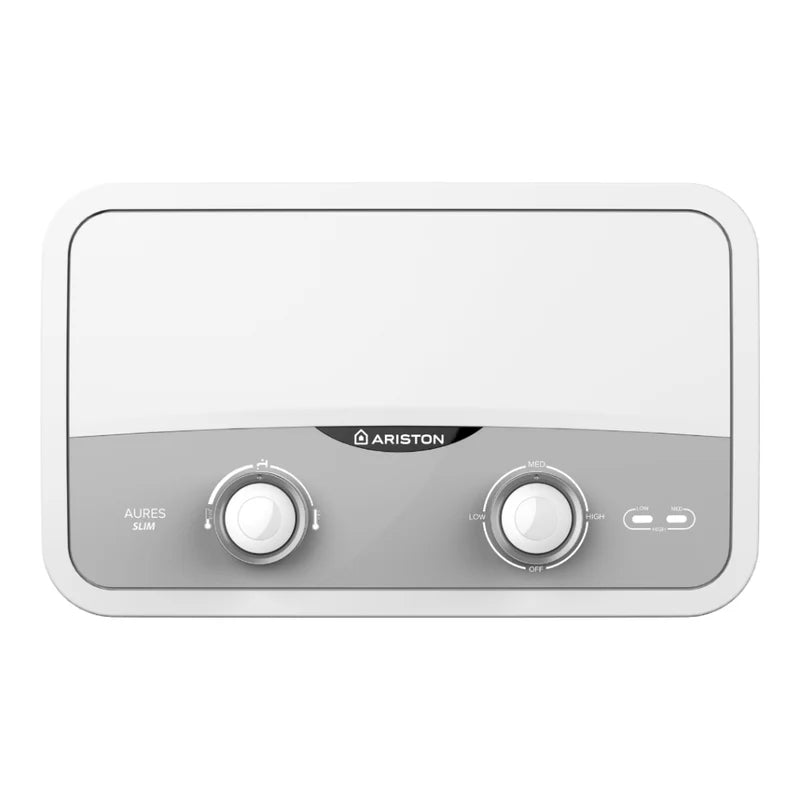 Ariston Aures S3.5SHEU Instant Geyser front panel
