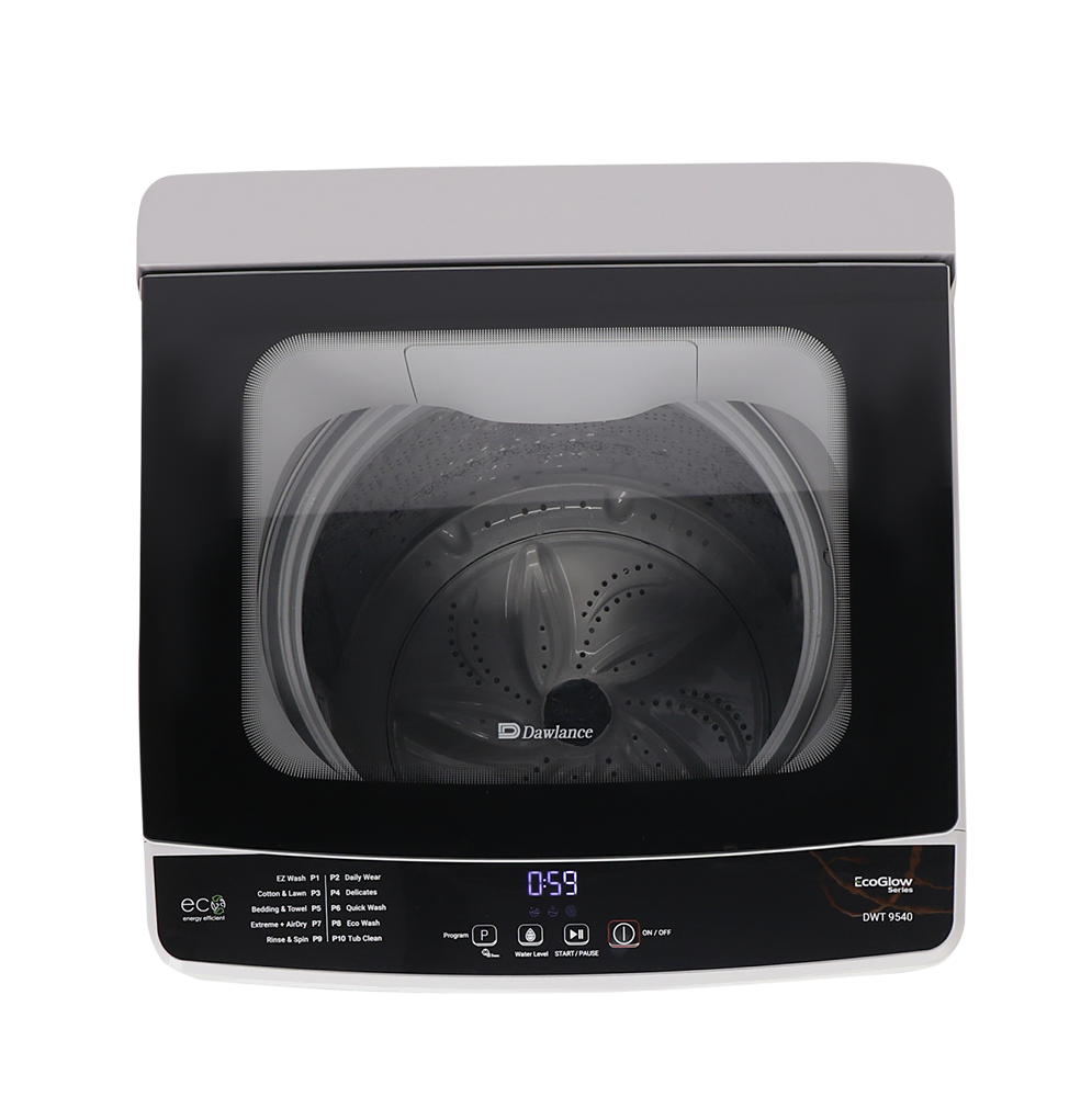 Dawlance AWM DWT 9540 top load washing machine upper view