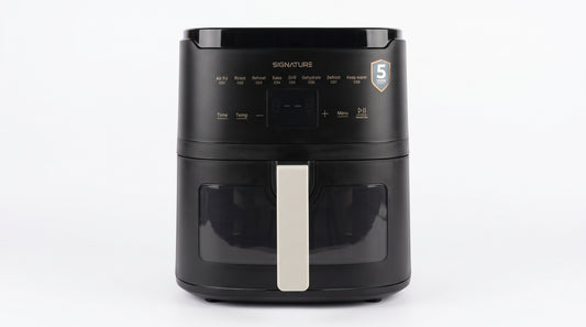 Signature Digital Multifunction Air Fryer 5L model 5000X in black with digital display