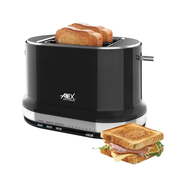ANEX DELUXE 2 SLICE TOASTER Model AG-3006