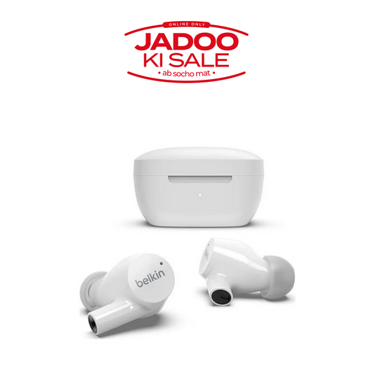 BELKIN SOUNDFORM RISE TRUE WIRELESS EARBUDS Model AUC004BTWH