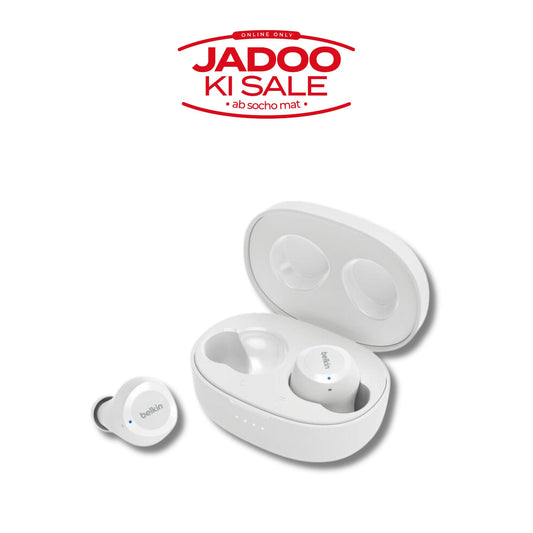 Belkin SoundForm Bolt True Wireless Earbuds Model AUC009BTWH