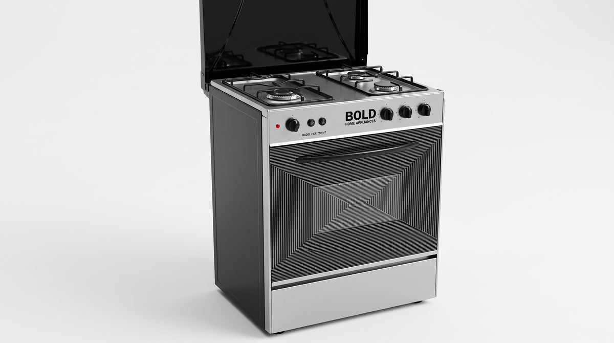 BOLD COOKING RANGE 3 BURNER 70CM Model 703MT