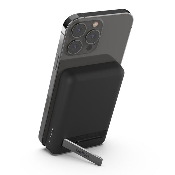 BELKIN Magnetic Wireless Power Bank 5K + Stand Model BPD004BTBK