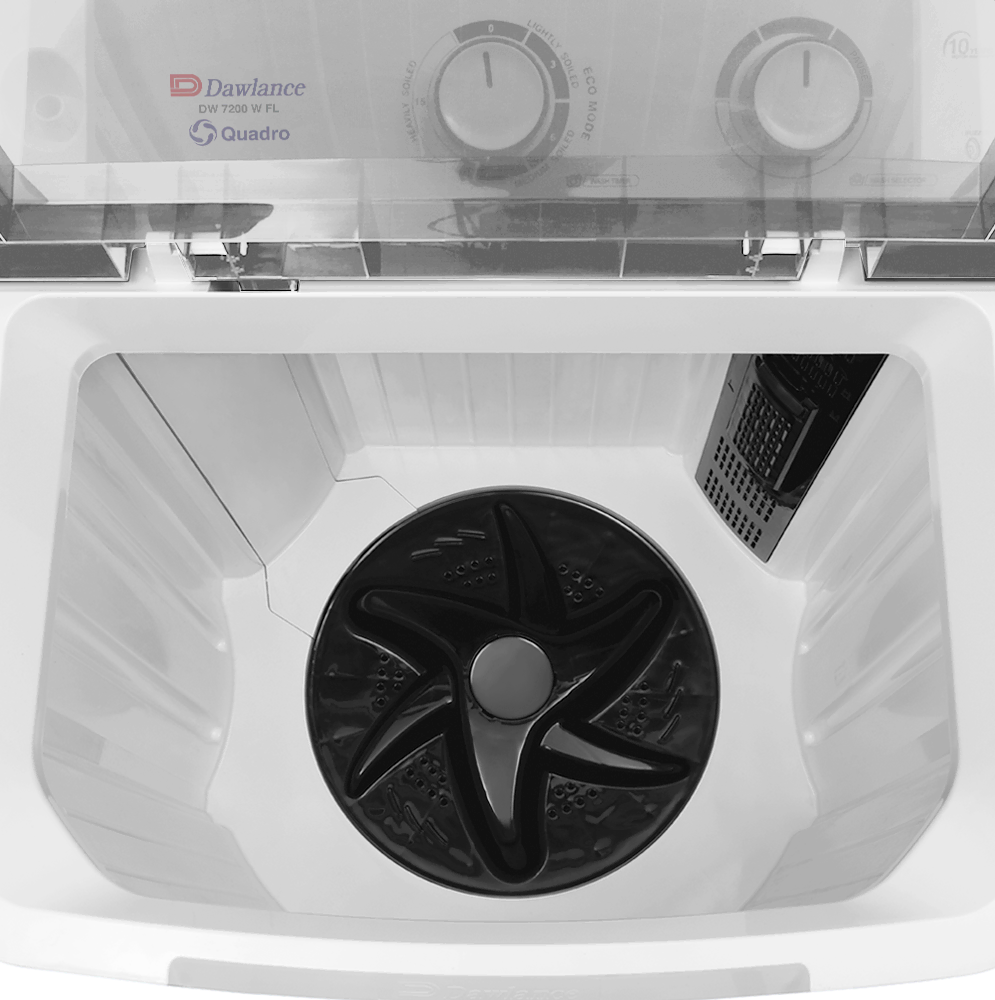 Dawlance DW 7200 W FL single tub washer with open tub and pulsator