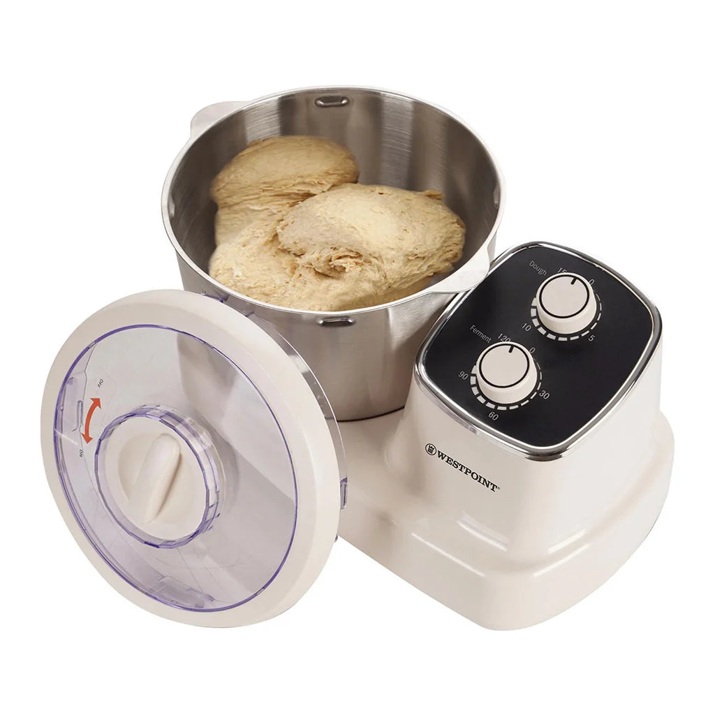 Westpoint WF-3616 5L deluxe dough maker with stainless steel pot and dough