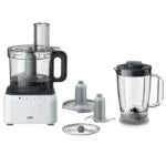 Braun FP 3131 WH food processor with bowl, blender jug, blades and discs
