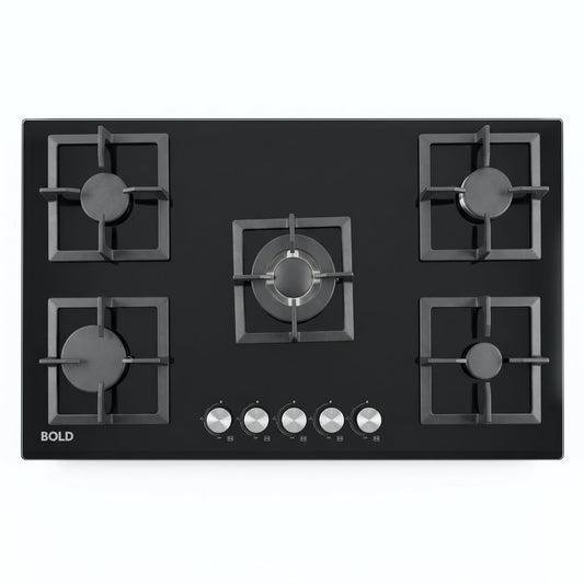 BOLD KITCHEN HOB 5 BURNER Model HC90-517G