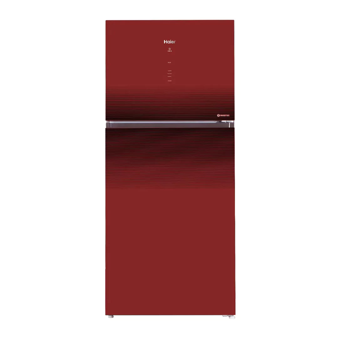 HAIER TWIN INVERTER+ TOP MOUNT REFRIGERATOR 508L Model HRF-538TIDRGA (Red)